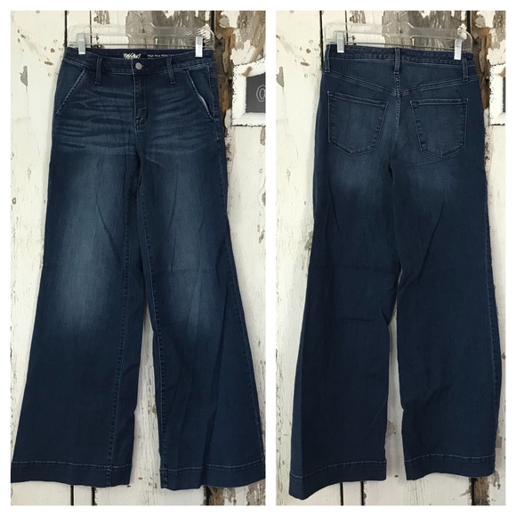Target mossimo high rise wide leg jeans - Picture 6 of 7